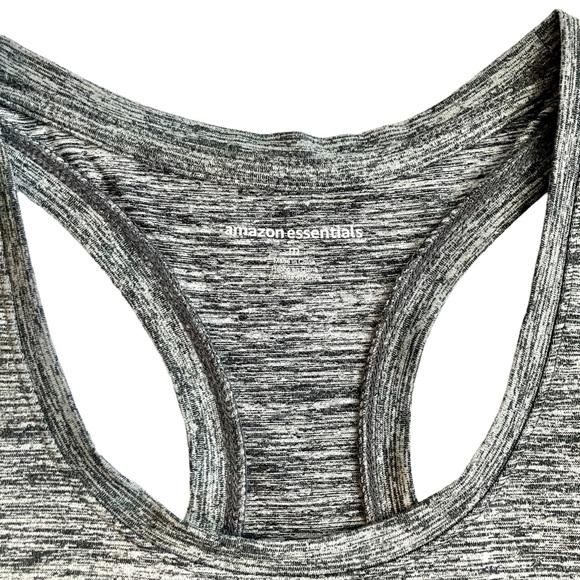 NWT Amazon Essentials Women’s Gray Tech Stretch Relaxed Fit Racerback Tank - Picture 5 of 10